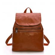 Leather Brown Backpack